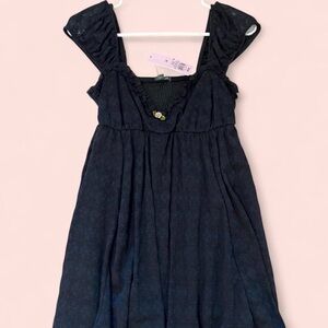 Cute Black Babydoll Dress